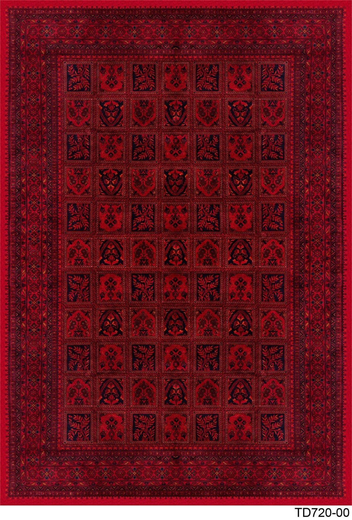 AFGAN TD720-00 YIKANABİLİR KAYDIRMAZ TABANLI DEKORATİF HALI