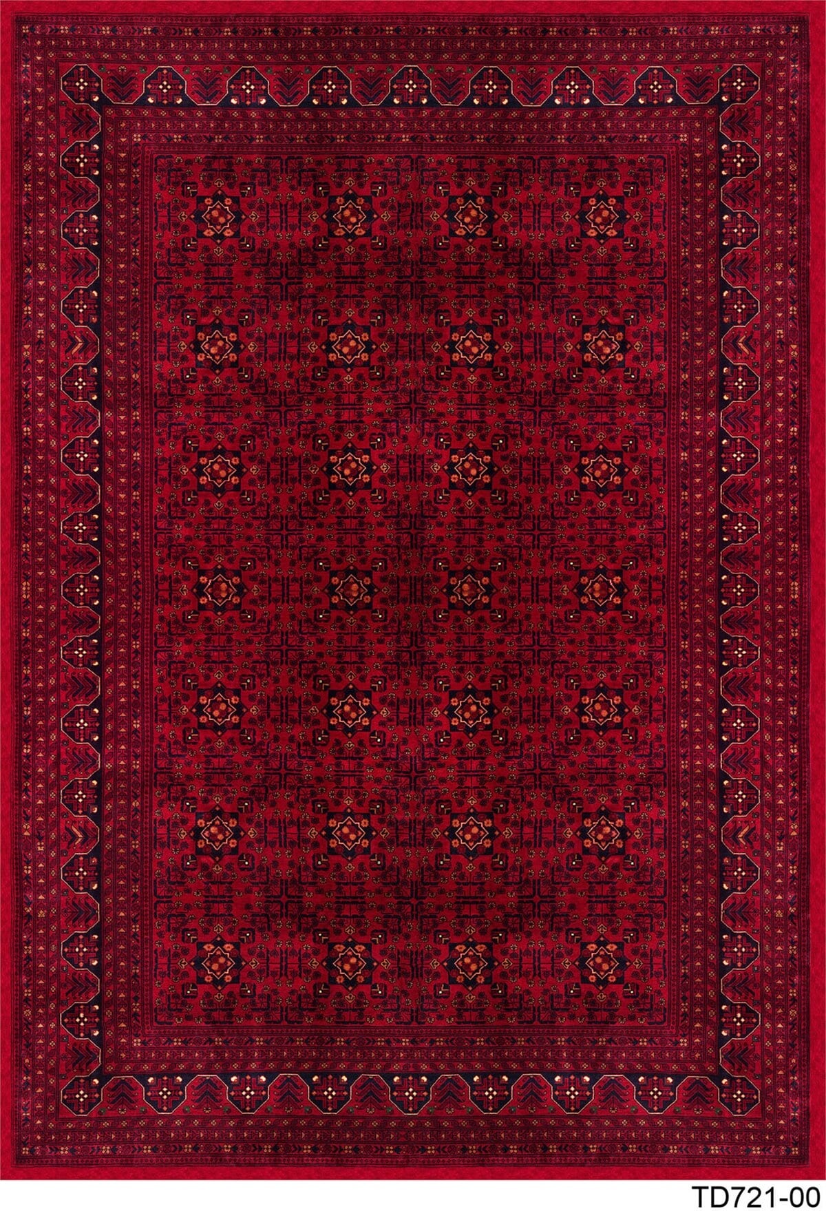 AFGAN TD721-00 YIKANABİLİR KAYDIRMAZ TABANLI DEKORATİF HALI