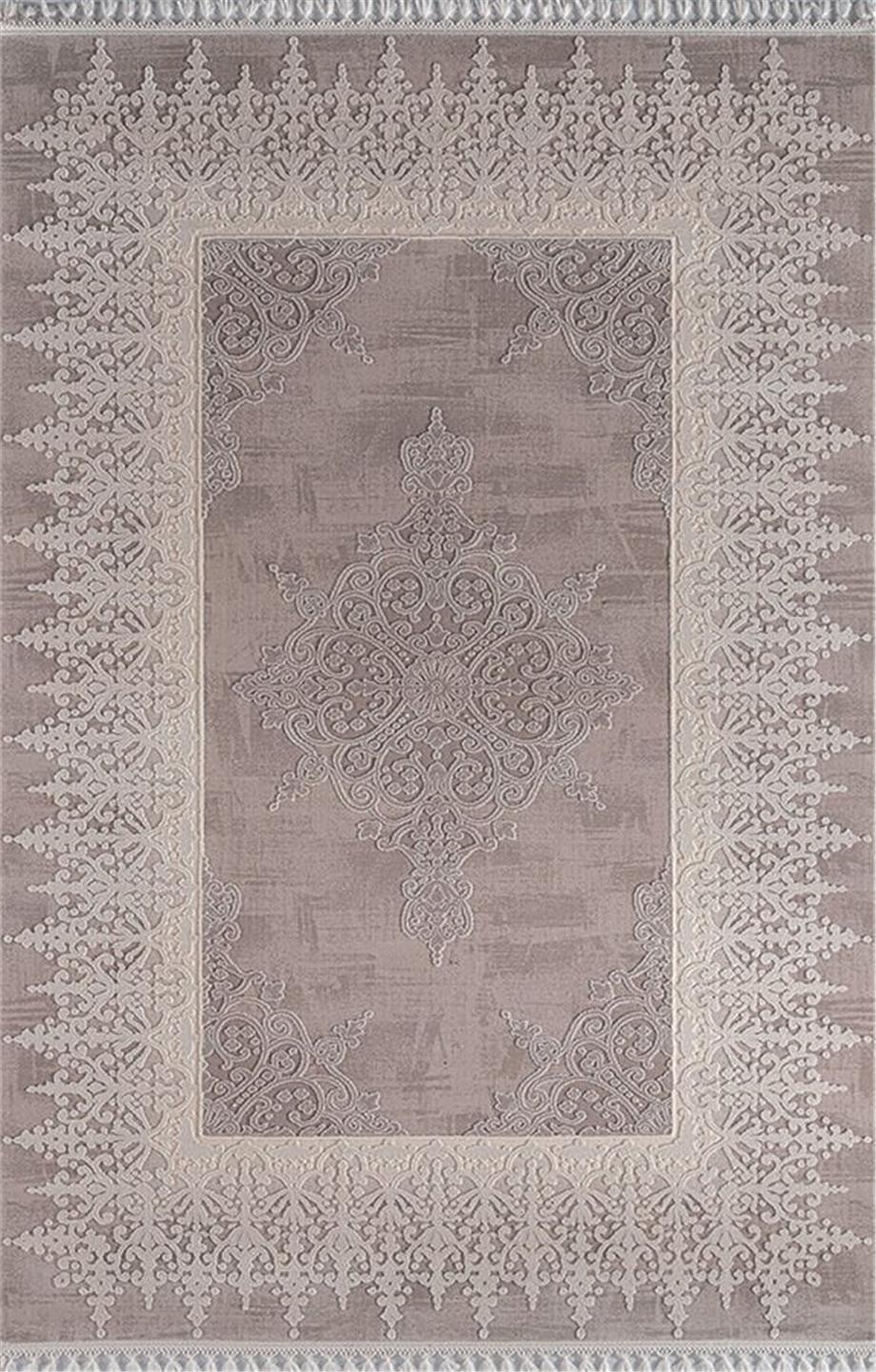 DELÜKS 6993 GRİ - SANAT HALI - Delüks - GRİ - 080X150