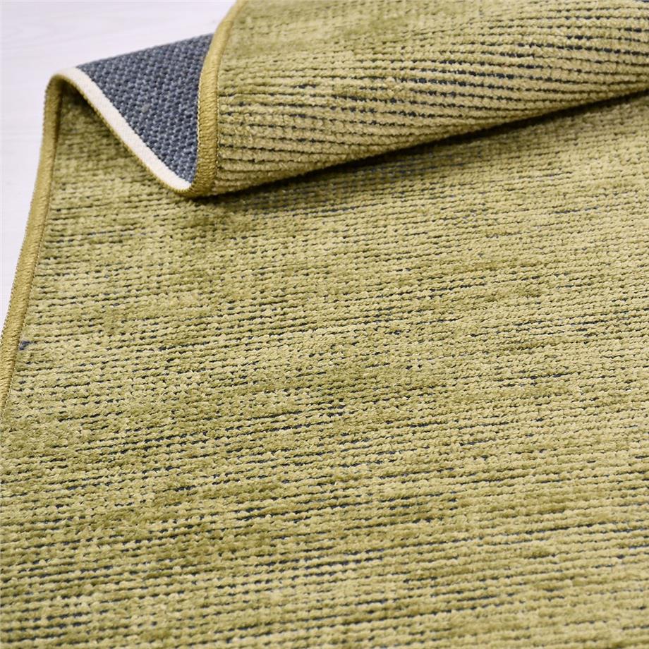 Flat 8204S Düz Desen Antitoz Dekoratif Halı - Flatt - YEŞİL - 80 X 150