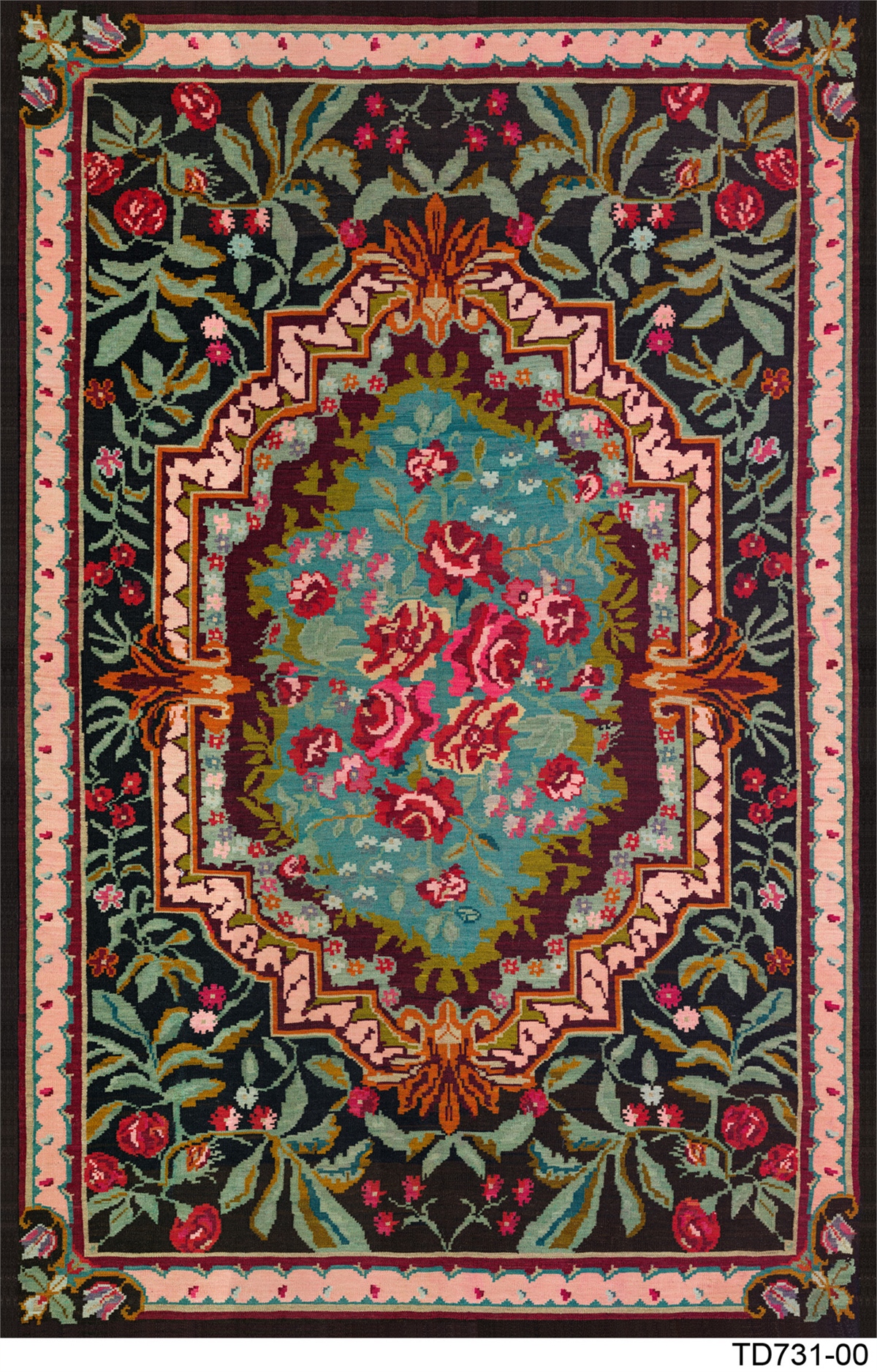 KARABAĞ TD731-00 YIKANABİLİR KAYDIRMAZ TABANLI DEKORATİF HALI