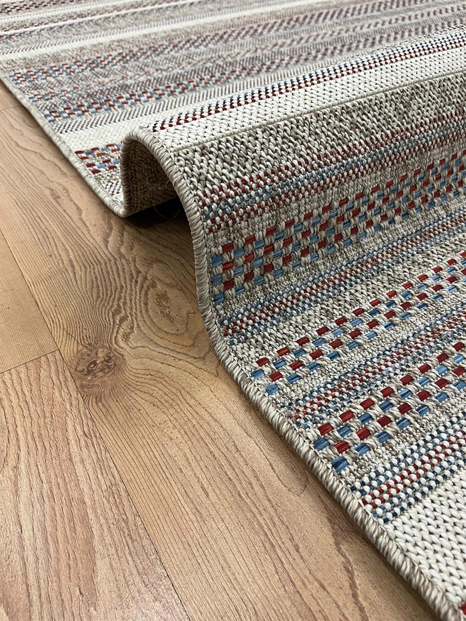 Lazio 2550 BORDO JÜT&SİSAL ÖRGÜ DOKUMA TABANLI HALI