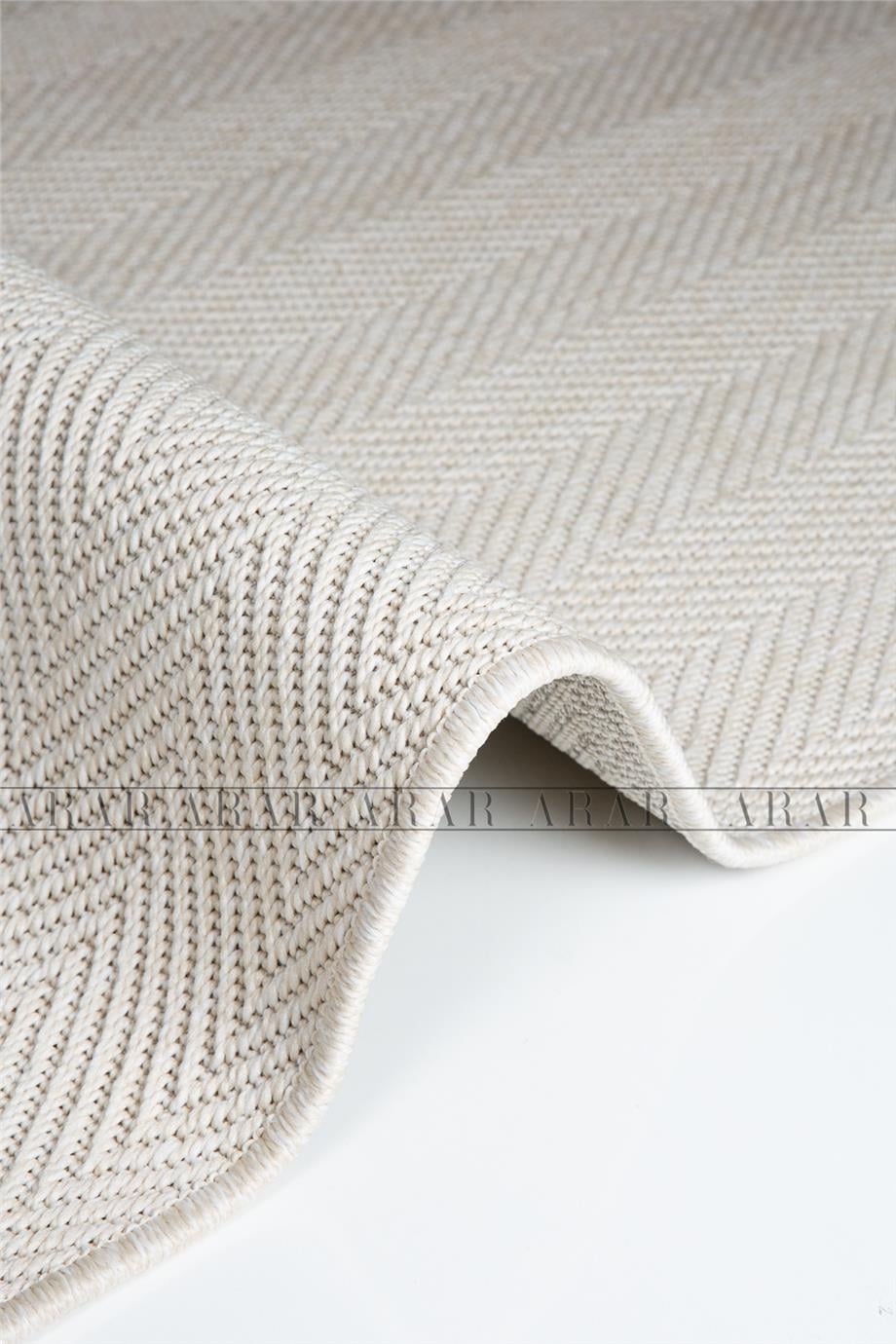 Lazio 665 KREM JÜT&SİSAL ÖRGÜ DOKUMA TABAN HALI