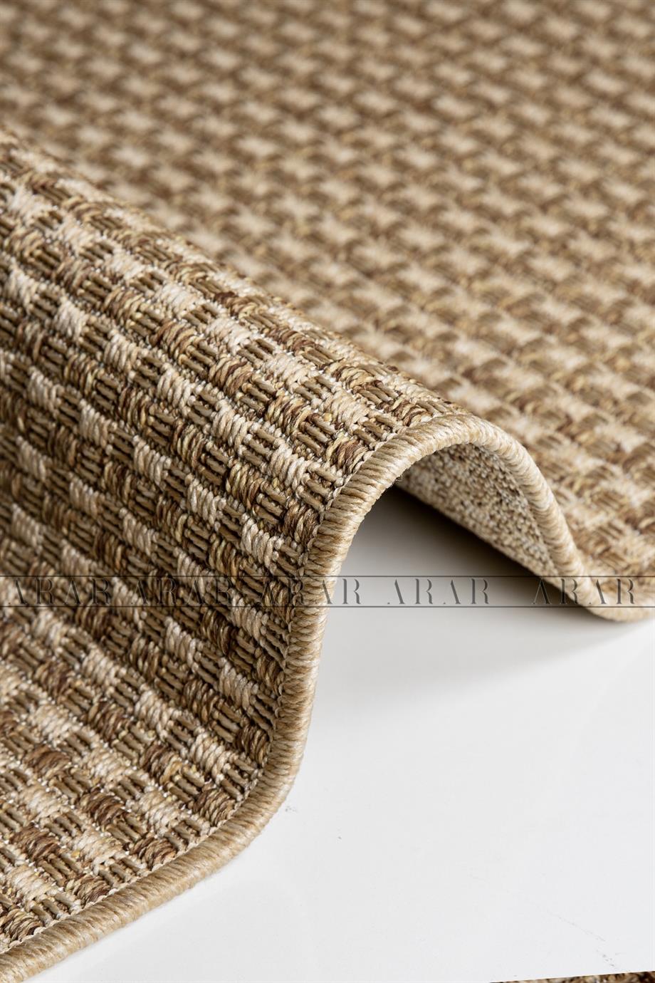 Lazio 667 KAHVE JÜT&SİSAL ÖRGÜ DOKUMA TABAN HALI