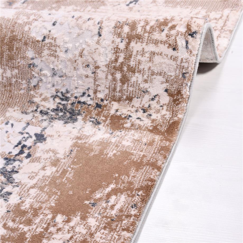 Lotus 17503 Antitoz Dokuma Taban Makine Halısı - Lotus 17503 - KAHVERENGİ - 120X120