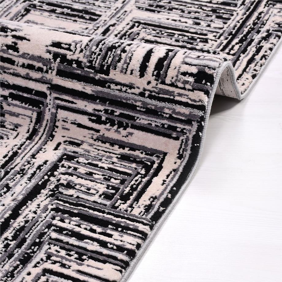 Lotus 17513 Antitoz Dokuma Taban Makine Halısı - Lotus 17513 - ANTRASİT - 120X120