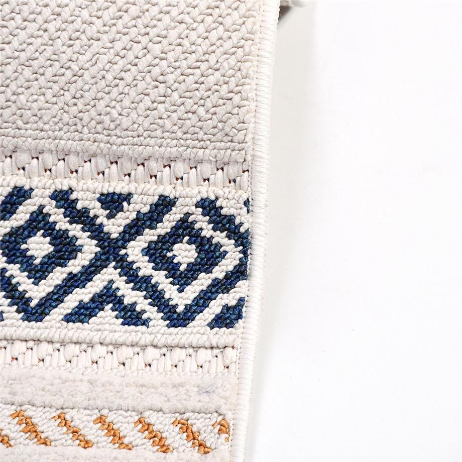 Urban Bukle 18504K İskandinav Desenli Anti Toz Dokuma Tabanlı Makine Halısı