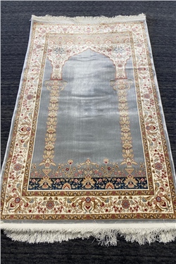 %100 NATÜREL İPEK SECCADE SC02 80x125