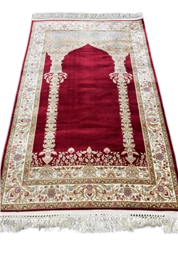 %100 NATÜREL İPEK SECCADE SC06 80x125