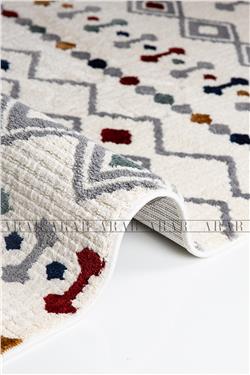 Bodrum 1002 Multi-bej Antitoz Dokuma Taban Yumusak Dokulu Makine Halısı