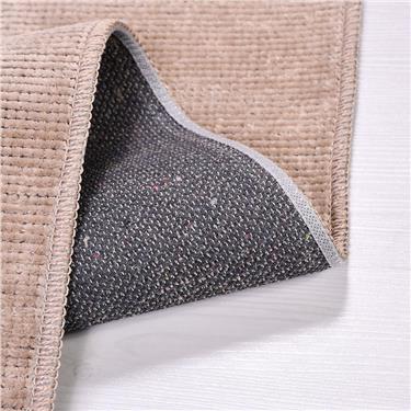 Flat 8201S Düz Desen Antitoz Dekoratif Halı - Flatt - PUDRA - 80 X 150