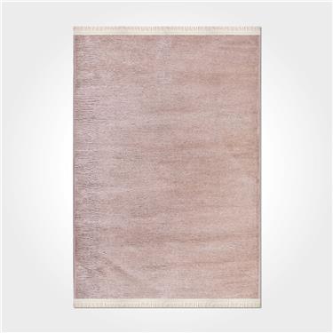Flat 8201S Düz Desen Antitoz Dekoratif Halı - Flatt - PUDRA - 80 X 150