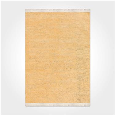 Flat 8202S Düz Desen Antitoz Dekoratif Halı - Flatt - SARI - 80 X 150