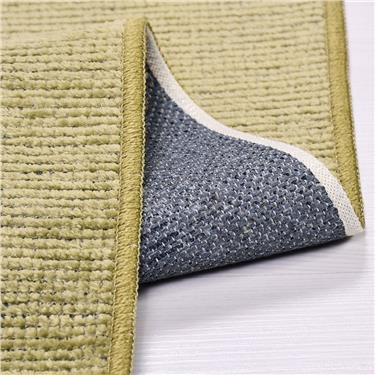 Flat 8204S Düz Desen Antitoz Dekoratif Halı - Flatt - YEŞİL - 80 X 150