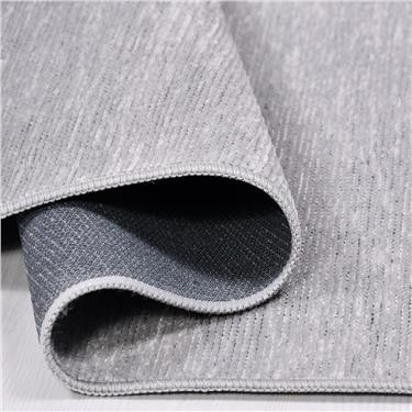 Flat 8205S Düz Desen Antitoz Dekoratif Halı - Flatt - GRİ - 80 X 150