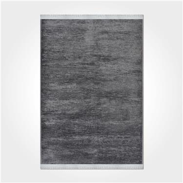 Flat 8206S Düz Desen Antitoz Dekoratif Halı - Flatt - ANTRASİT - 80 X 150