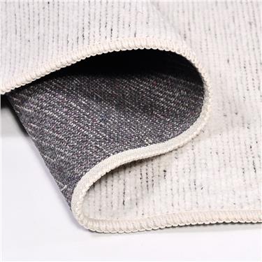 Flat 8208S Düz Desen Antitoz Dekoratif Halı - Flatt - KREM - 80 X 150