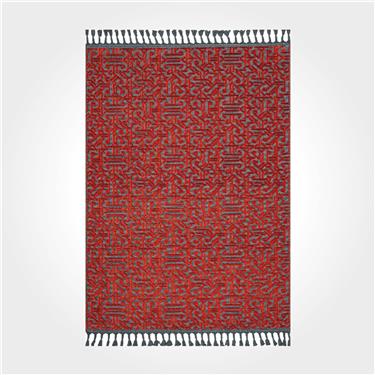 Frodo 9211RK Antitoz Dokuma Taban Özgün Desenli Makine Halısı %100 Triko