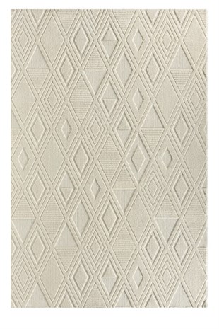 GANJ 9050 BEYAZ DEKORATİF MAKİNE DOKUMA YUMUŞAK HALI