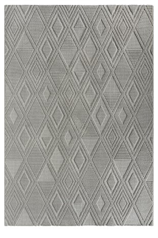 GANJ 9050 GRİ DEKORATİF MAKİNE DOKUMA YUMUŞAK HALI