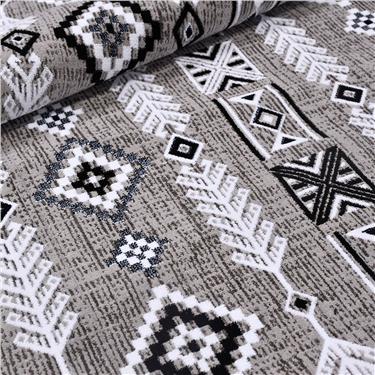 Hitit 4005SY Etnik Motifli Dokuma Taban Anti Toz Makine Halısı