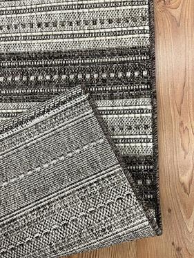 Lazio 2552 ANTRASİT JÜT&SİSAL ÖRGÜ DOKUMA TABANLI HALI