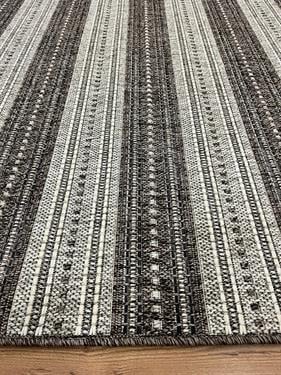 Lazio 2552 ANTRASİT JÜT&SİSAL ÖRGÜ DOKUMA TABANLI HALI