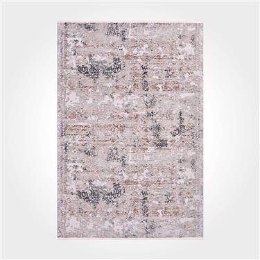 Lotus 17501 Antitoz Dokuma Taban Makine Halısı - Lotus 17501 - GRİ - 120X120