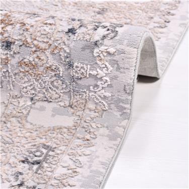 Lotus 17501 Antitoz Dokuma Taban Makine Halısı - Lotus 17501 - GRİ - 120X120