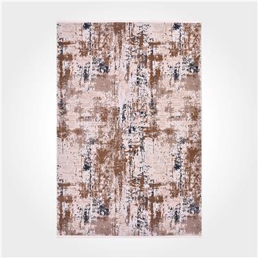 Lotus 17503 Antitoz Dokuma Taban Makine Halısı - Lotus 17503 - KAHVERENGİ - 120X120