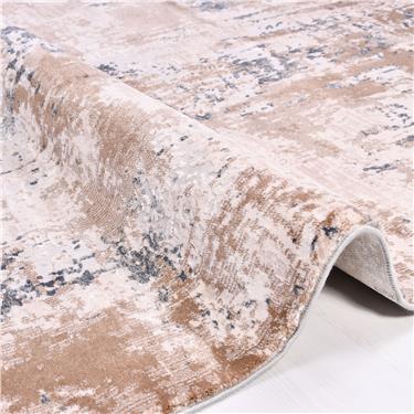 Lotus 17503 Antitoz Dokuma Taban Makine Halısı - Lotus 17503 - KAHVERENGİ - 120X120