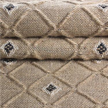 Nordic A0029 Dokuma Taban %20Jüt %80 Pamuk Antitoz İskandinav Desenli Halı