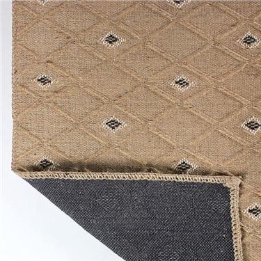 Nordic A0029 Dokuma Taban %20Jüt %80 Pamuk Antitoz İskandinav Desenli Halı