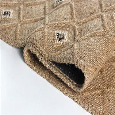 Nordic A0029 Dokuma Taban %20Jüt %80 Pamuk Antitoz İskandinav Desenli Halı