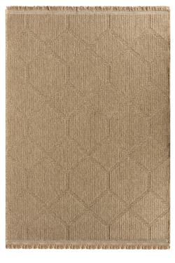 Sedir 669 Bej Jüt&Sisal Dokuma Tabanlı Antitoz Halı