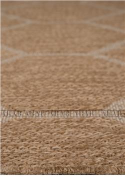 Sedir 669 Beyaz Jüt&Sisal Dokuma Tabanlı Antitoz Halı