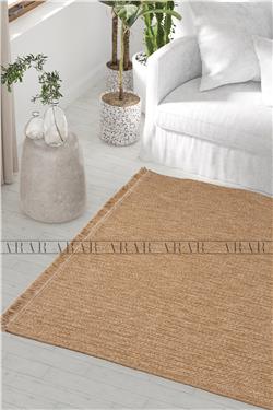 Sedir 670 Bej Jüt&Sisal Dokuma Tabanlı Antitoz Halı