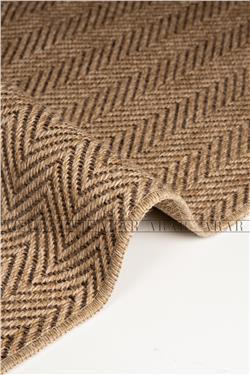 Sedir 671 Kahve Jüt&Sisal Dokuma Tabanlı Antitoz Halı