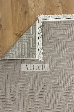 Side 1550-Vizon Dokuma Taban Antitoz İskandinav Desenli Halı