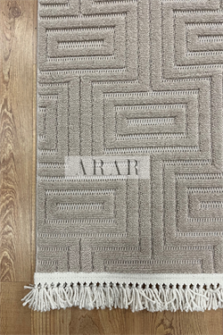 Side 1550-Vizon Dokuma Taban Antitoz İskandinav Desenli Halı