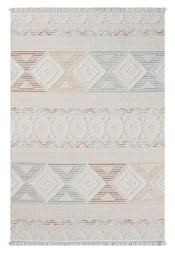 Side 1551 Multi-Bej Dokuma Taban Antitoz İskandinav Desenli Halı