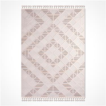 Urban Bukle 18506K İskandinav Desenli Anti Toz Dokuma Tabanlı Makine Halısı