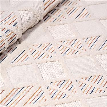 Urban Bukle 18506K İskandinav Desenli Anti Toz Dokuma Tabanlı Makine Halısı