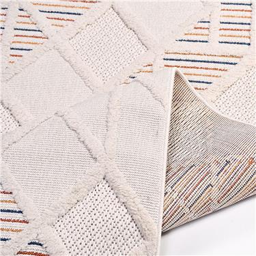 Urban Bukle 18506K İskandinav Desenli Anti Toz Dokuma Tabanlı Makine Halısı