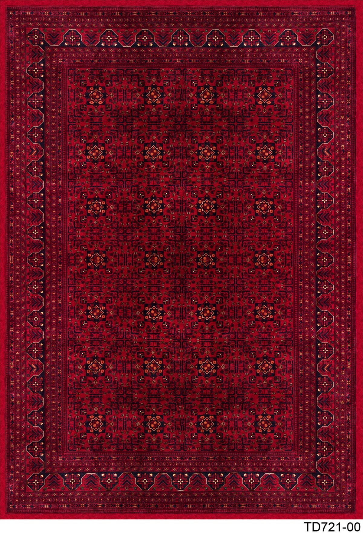 AFGAN TD721-00 YIKANABİLİR KAYDIRMAZ TABANLI DEKORATİF HALI