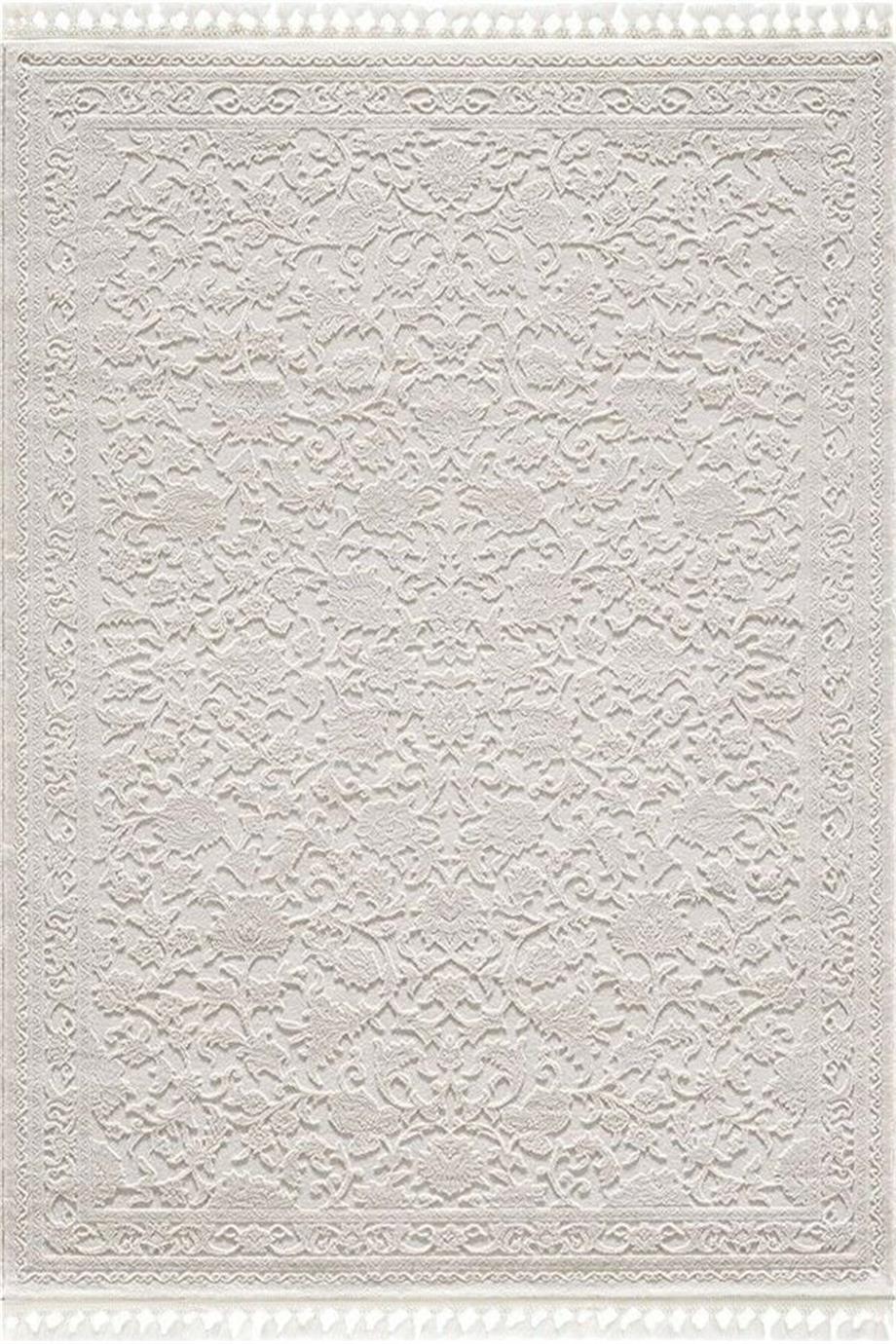 DELÜKS 6890 BEYAZ - SANAT HALI - Delüks - BEYAZ - 080X150