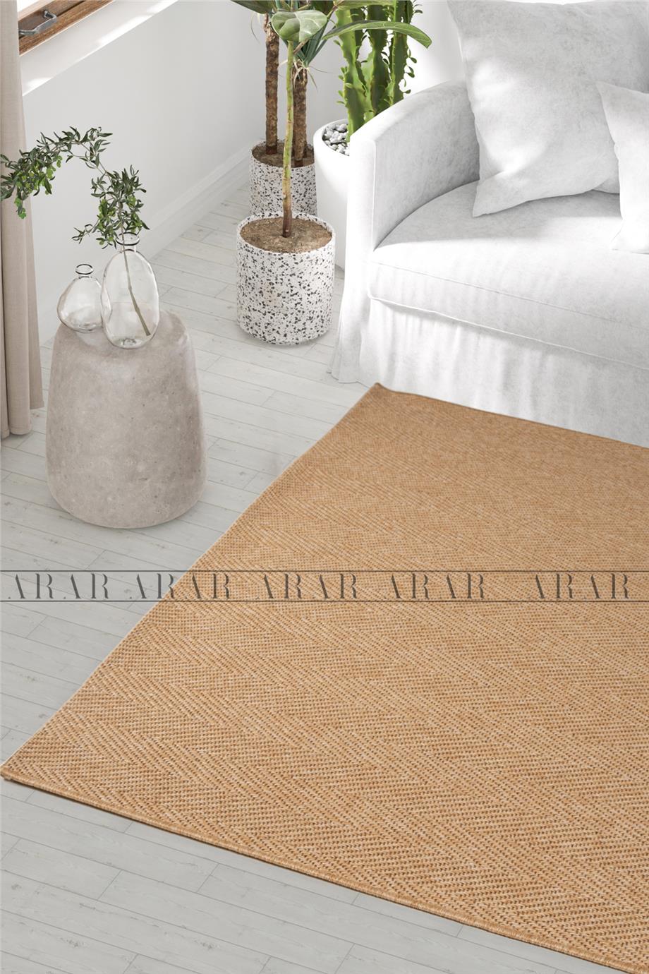 Lazio 665 BEJ JÜT&SİSAL ÖRGÜ DOKUMA TABAN HALI