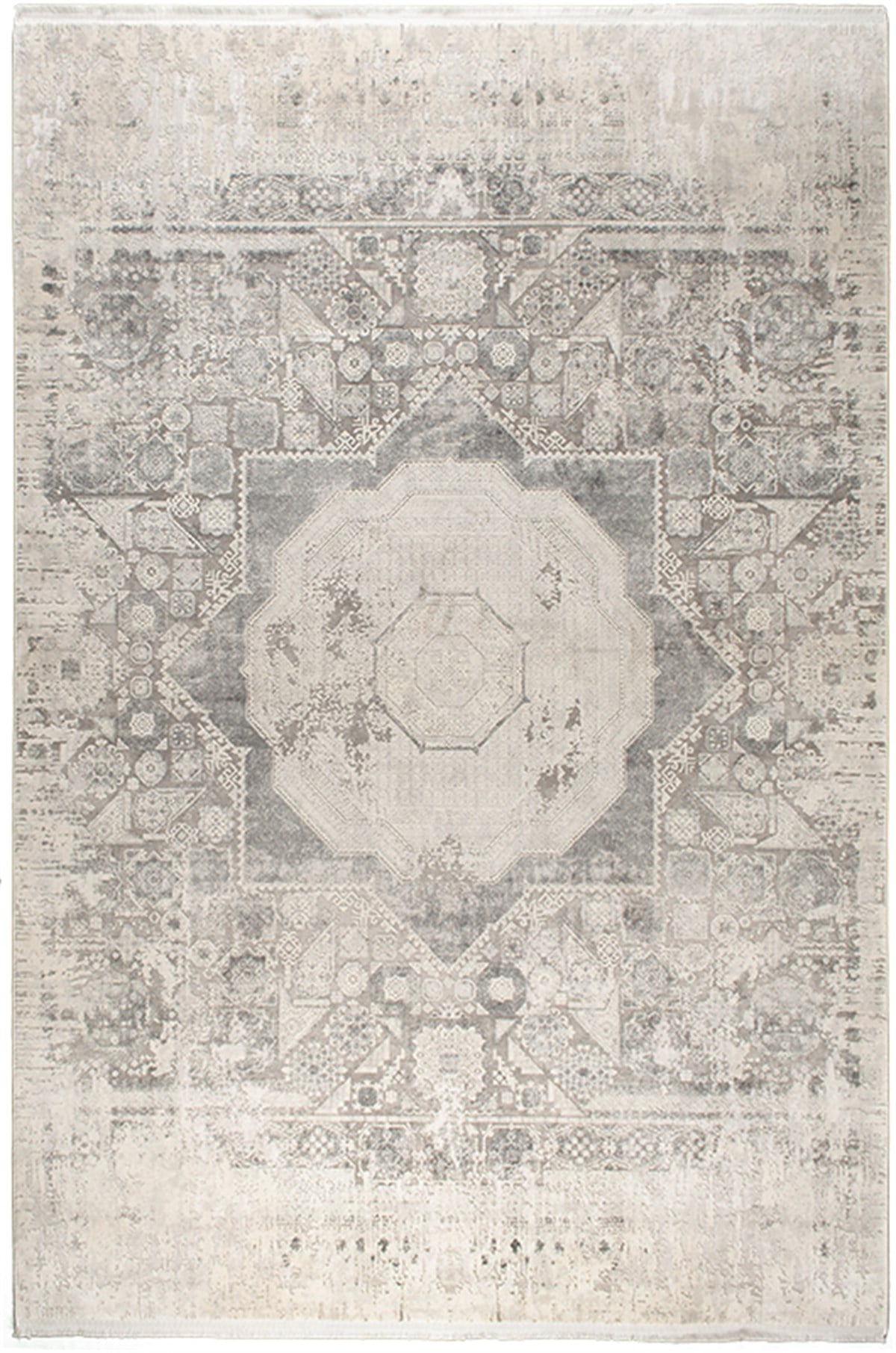 Memlük 1462Antrasit BAMBU İPEĞİ SIK DOKUMA MAKİNE HALISI