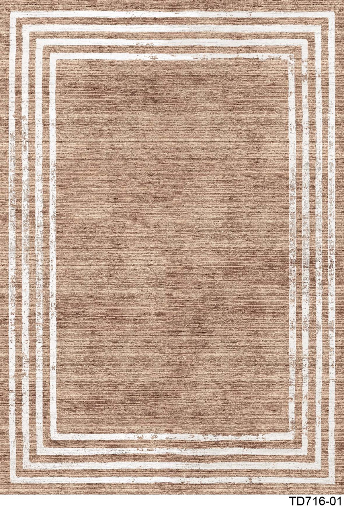 MODERN TD716-01 YIKANABİLİR KAYDIRMAZ TABANLI DEKORATİF HALI
