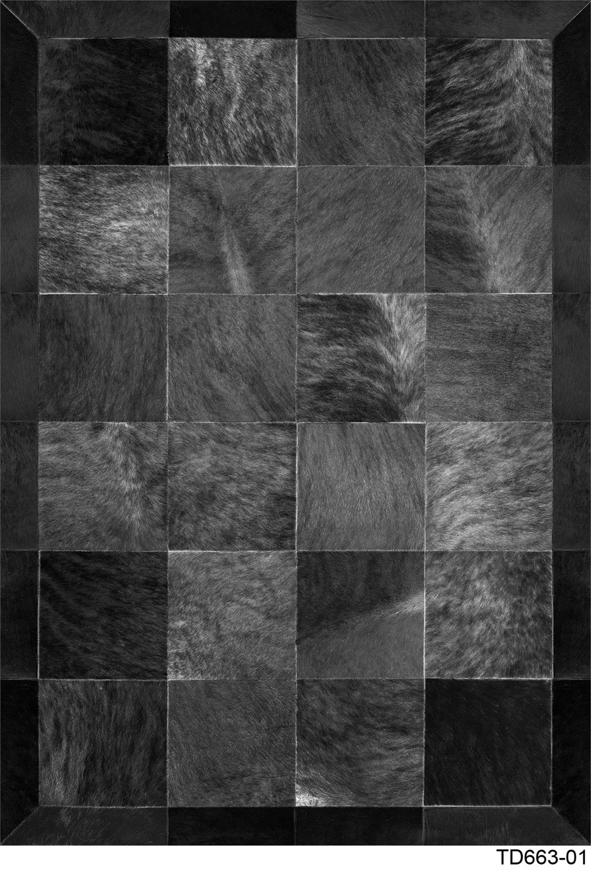 PATCHWORK TD663-01  YIKANABİLİR KAYDIRMAZ TABANLI DEKORATİF HALI